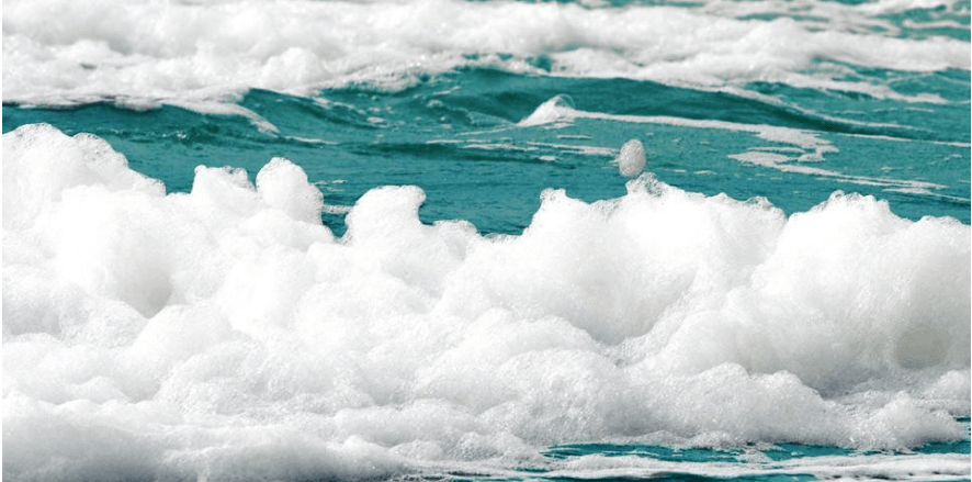 （圖：海水處理起泡場景）